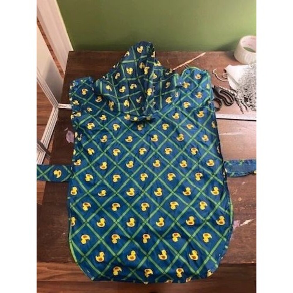 RC Pets Rubber Duck Dog Raincoat Size Large